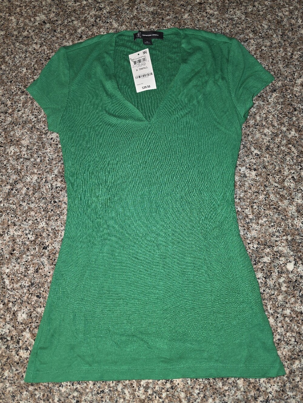 INC Ribbed V-Neck